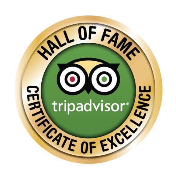 Tripadvisor Gold Award Multi Years Crop